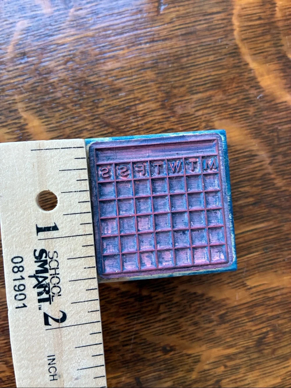 Stamp weekly checklist